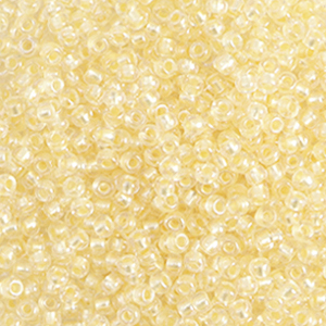 Preciosa rocailles 2,3mm 10/0 pearl pastel Sundress Yellow, 5 gram